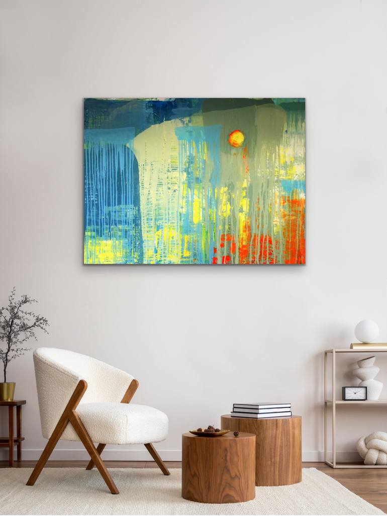 Original Abstract Expressionism Abstract Painting by Donna Brewins-Cook