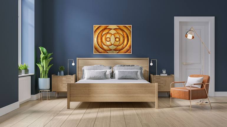 Original Art Deco Abstract Painting by Kyle  Szpyrka