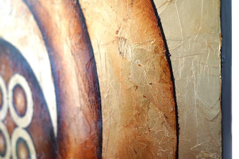 Original Art Deco Abstract Painting by Kyle  Szpyrka