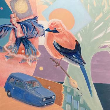 Eurasian Jay and the Poetry Man Take a One Star Lyft thumb