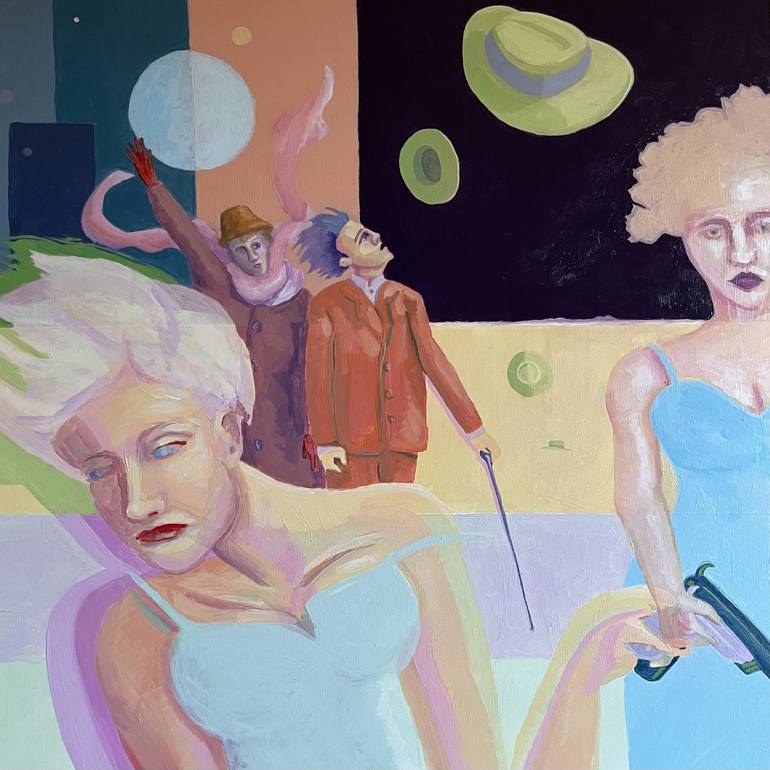Print of Contemporary People Paintings by Tom Mcintire
