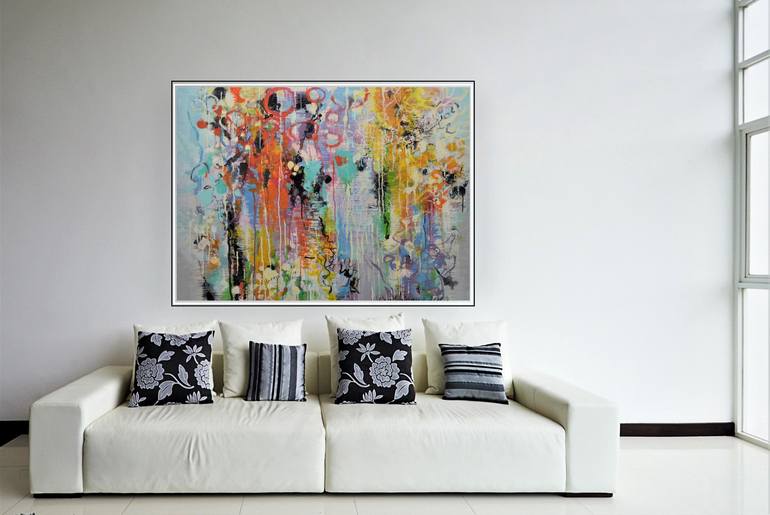 Original Abstract Painting by Paul Chang