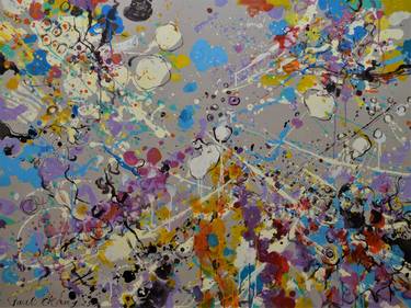 Original Abstract Expressionism Abstract Paintings by Paul Chang