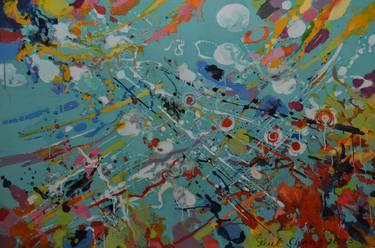 Original Abstract Paintings by Paul Chang