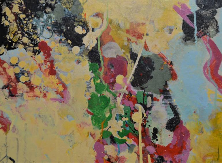 Original Abstract Expressionism Abstract Painting by Paul Chang