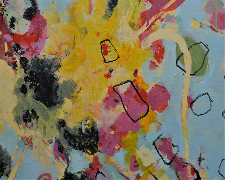 Original Abstract Expressionism Abstract Painting by Paul Chang