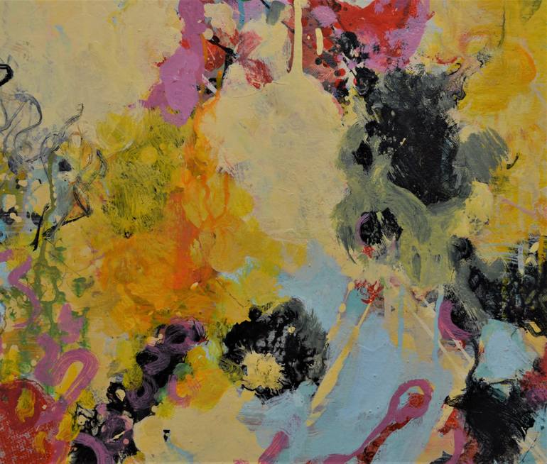 Original Abstract Expressionism Abstract Painting by Paul Chang