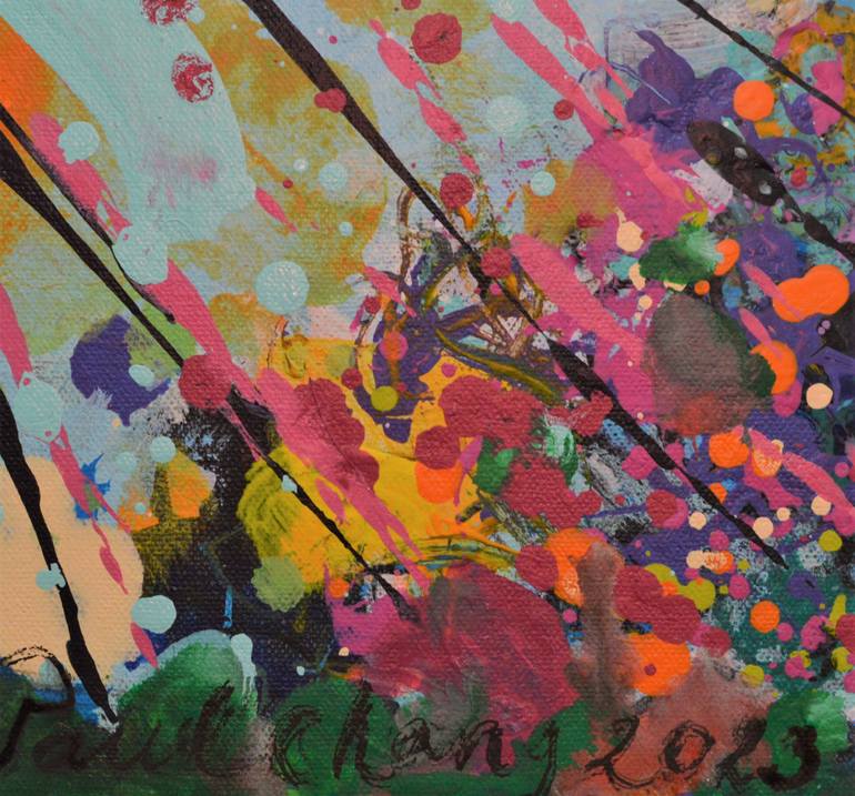 Original Abstract Expressionism Abstract Painting by Paul Chang