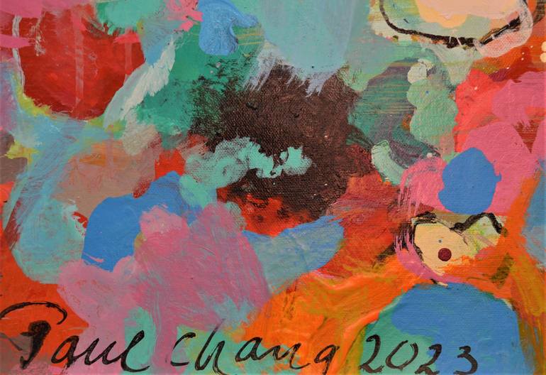 Original Abstract Expressionism Abstract Painting by Paul Chang