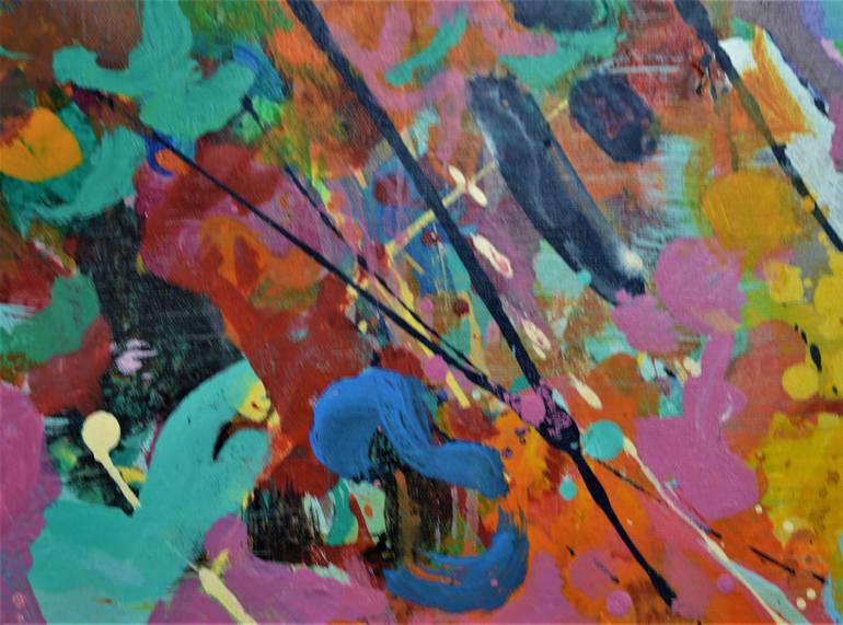 Original Abstract Expressionism Abstract Painting by Paul Chang