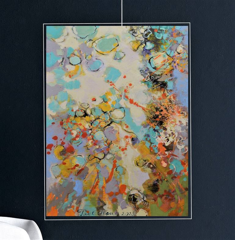 Original Abstract Painting by Paul Chang