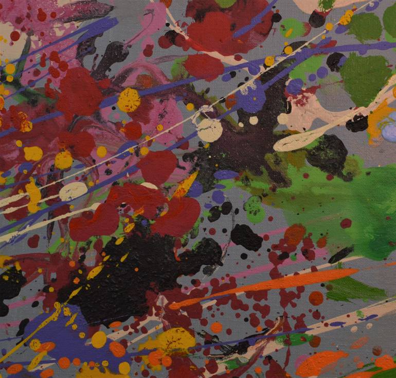 Original Abstract Expressionism Abstract Painting by Paul Chang