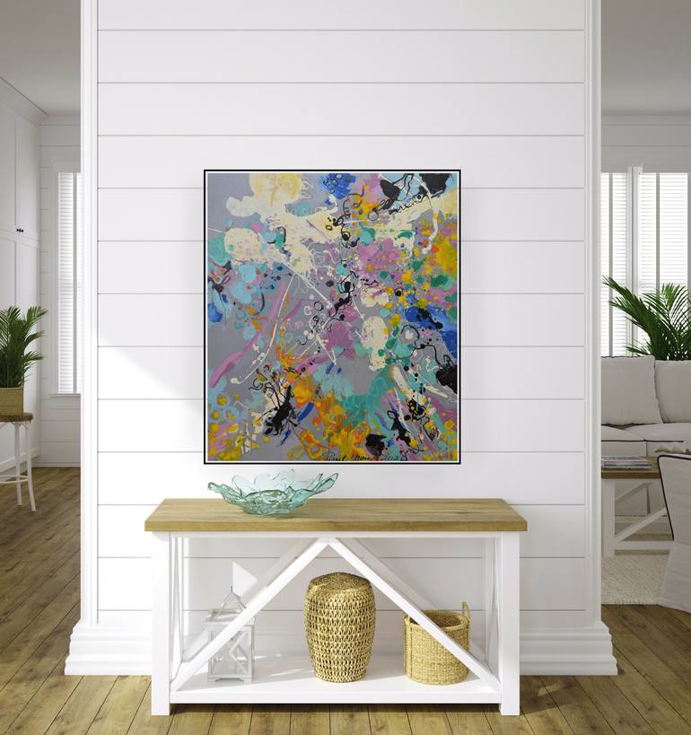 Original Abstract Painting by Paul Chang