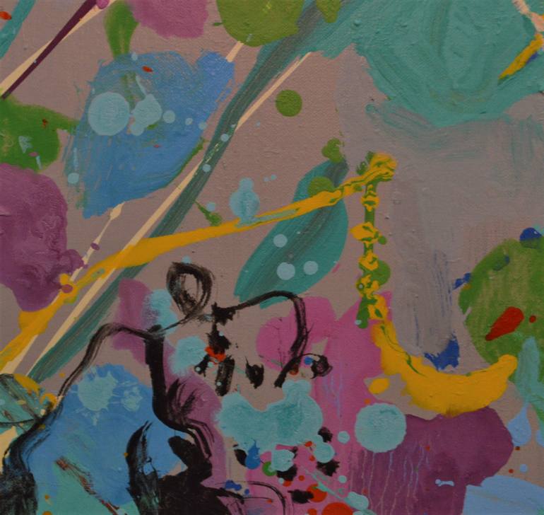 Original Abstract Expressionism Abstract Painting by Paul Chang