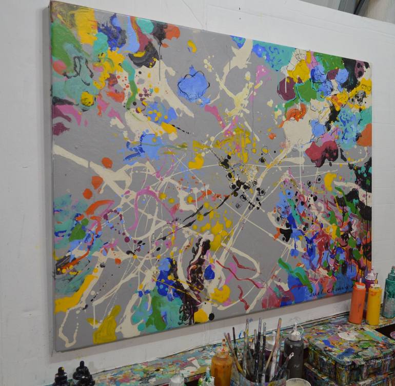 Original Abstract Painting by Paul Chang