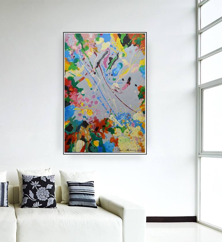 Original Abstract Painting by Paul Chang