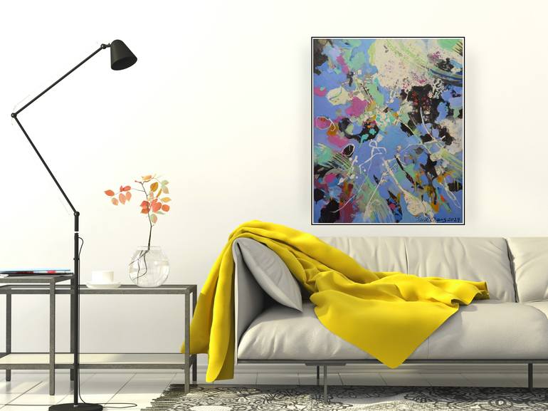 Original Abstract Painting by Paul Chang