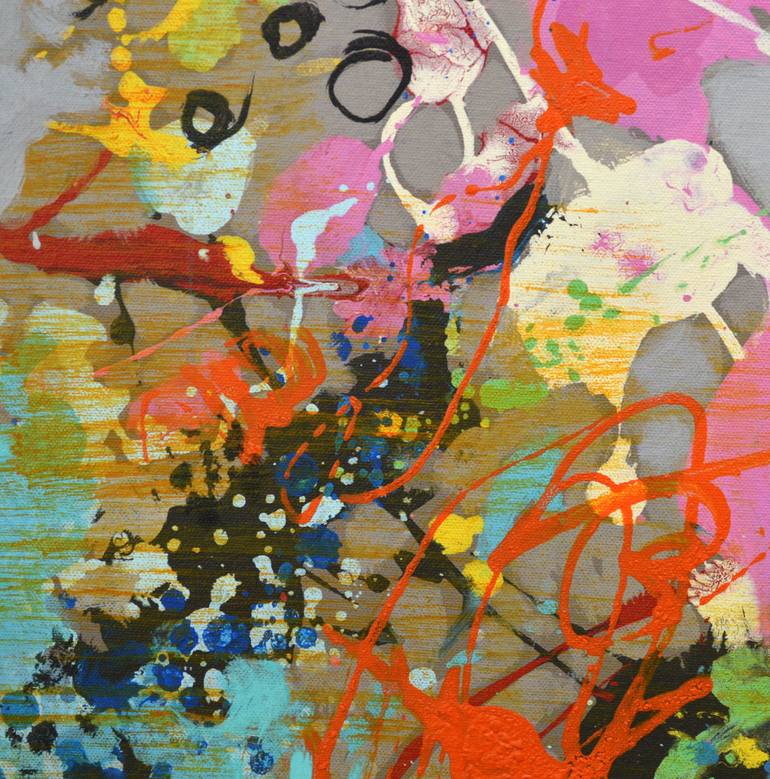 Original Abstract Expressionism Abstract Painting by Paul Chang