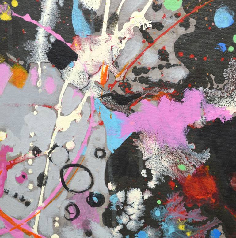 Original Abstract Expressionism Abstract Painting by Paul Chang