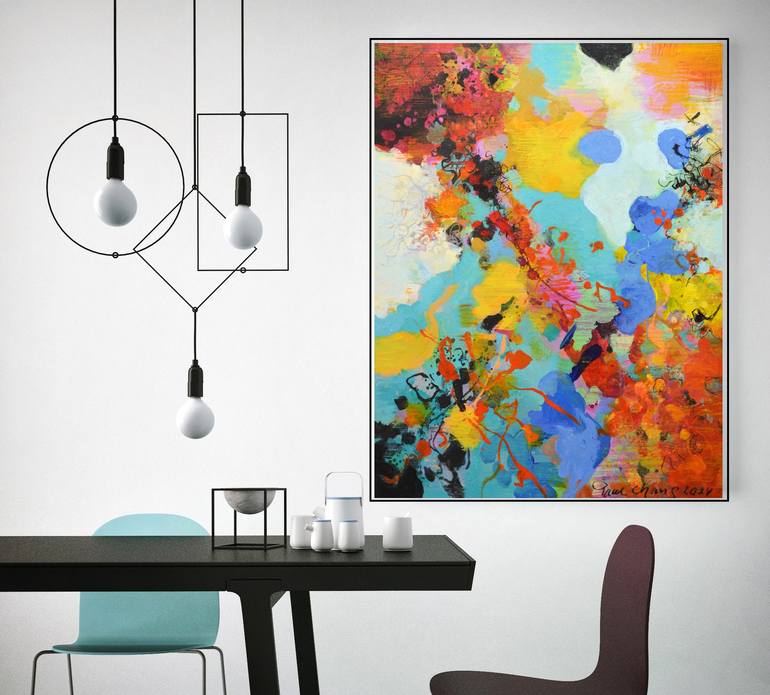 Original Abstract Painting by Paul Chang