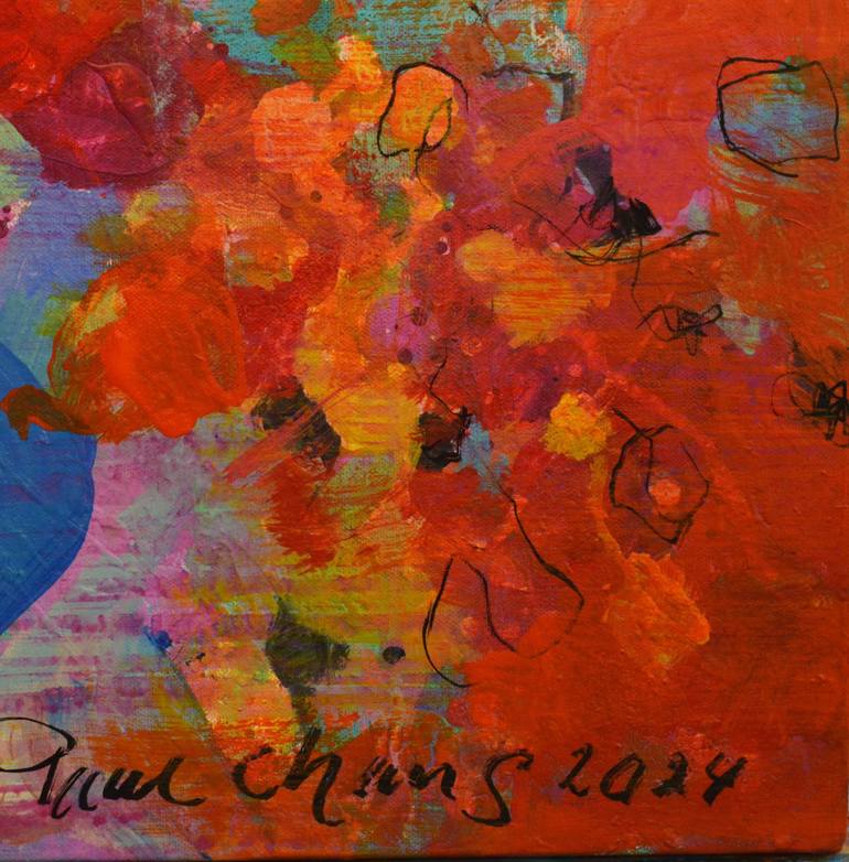 Original Abstract Expressionism Abstract Painting by Paul Chang