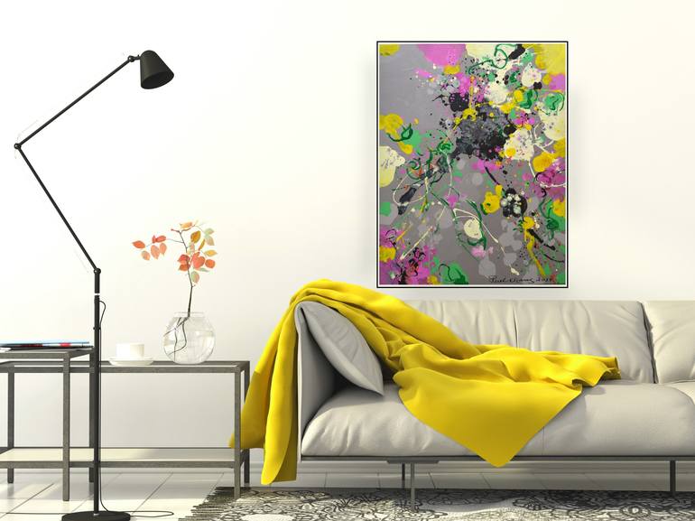 Original Abstract Painting by Paul Chang