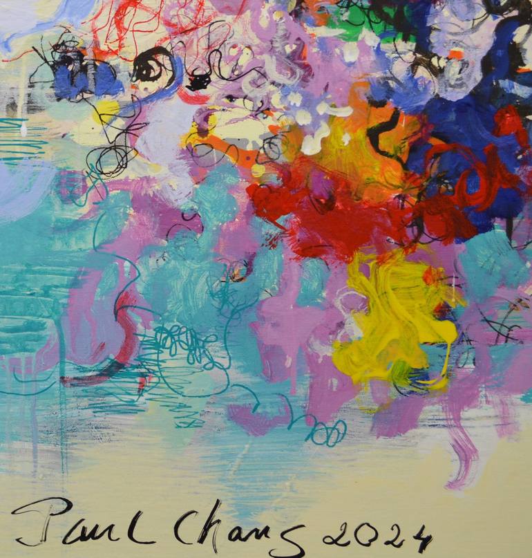 Original Abstract Painting by Paul Chang