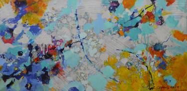 Original Abstract Expressionism Abstract Paintings by Paul Chang