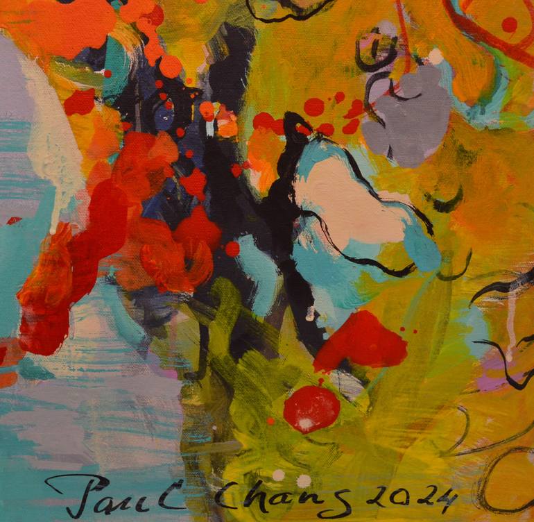 Original Abstract Painting by Paul Chang