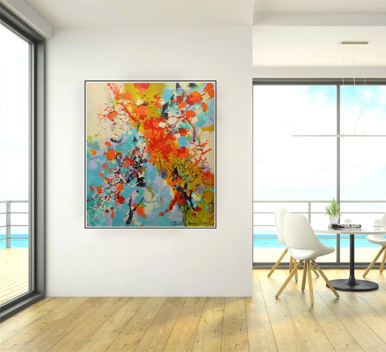 Original Abstract Painting by Paul Chang