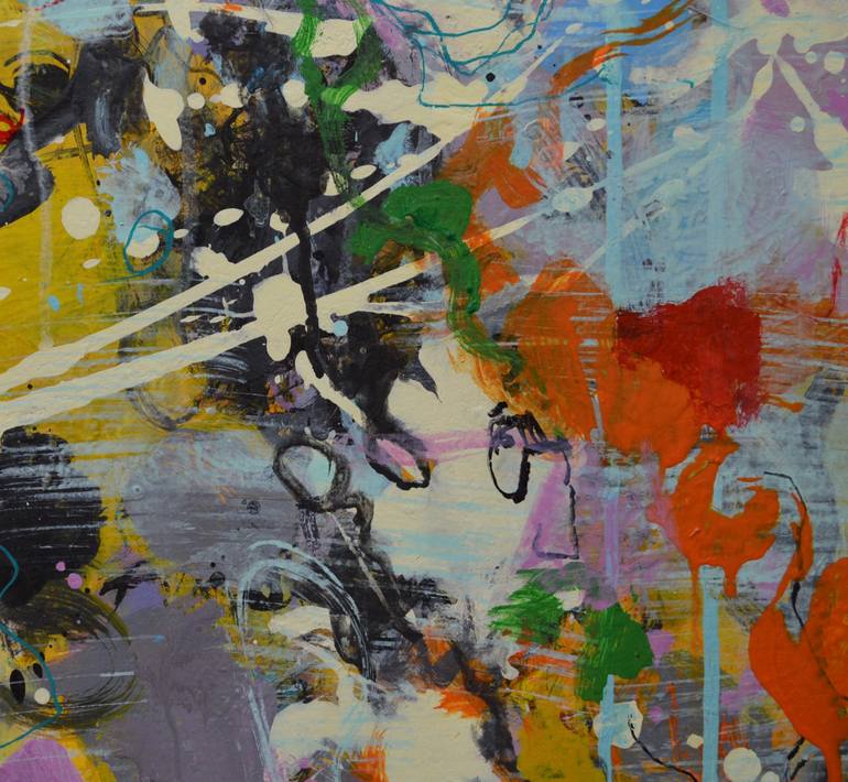 Original Abstract Expressionism Abstract Painting by Paul Chang