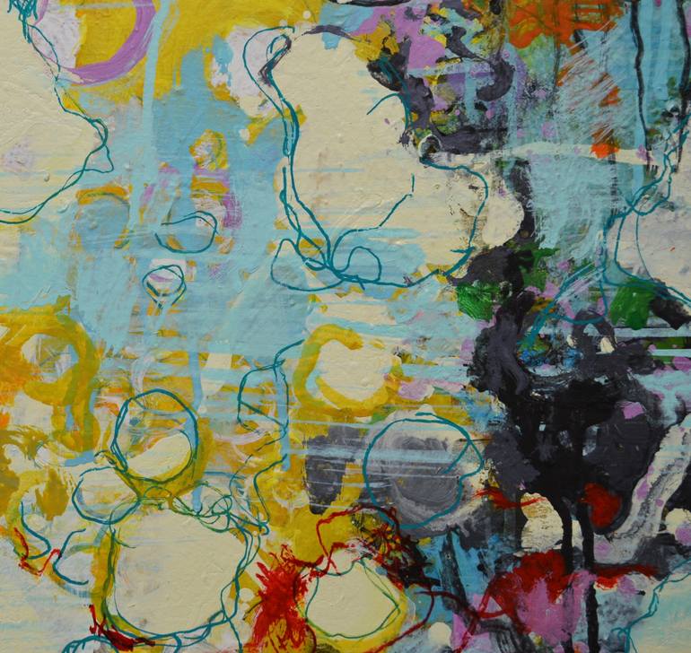 Original Abstract Expressionism Abstract Painting by Paul Chang