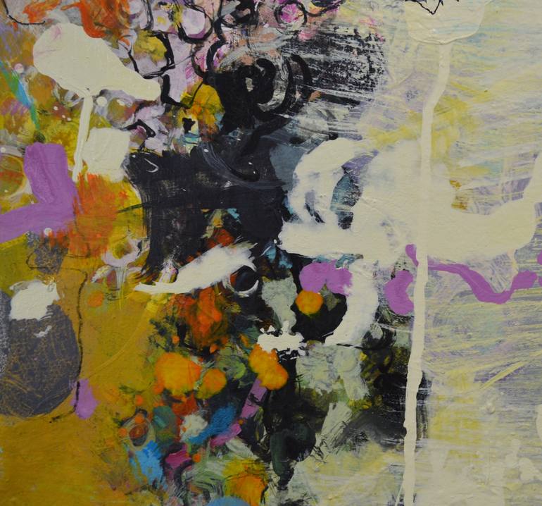 Original Abstract Expressionism Abstract Painting by Paul Chang
