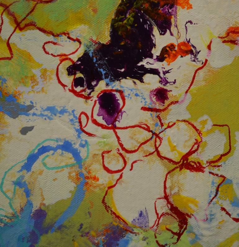 Original Abstract Expressionism Abstract Painting by Paul Chang