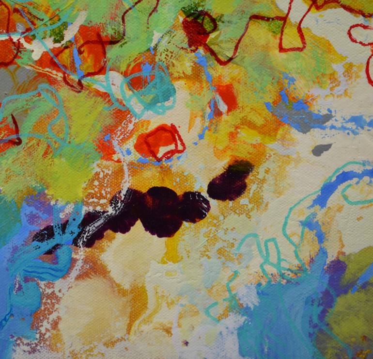 Original Abstract Expressionism Abstract Painting by Paul Chang