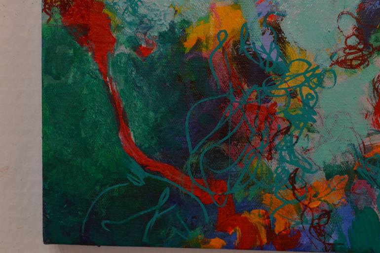 Original Abstract Expressionism Abstract Painting by Paul Chang