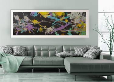 Original Abstract Expressionism Abstract Painting by Paul Chang