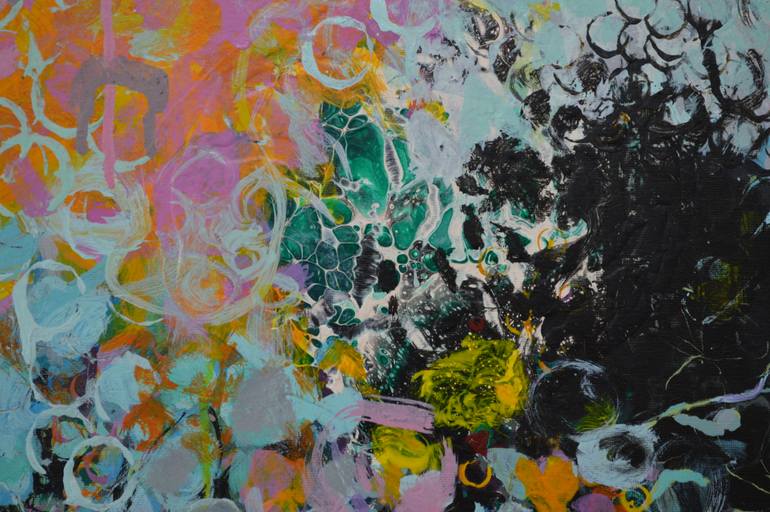 Original Abstract Expressionism Abstract Painting by Paul Chang