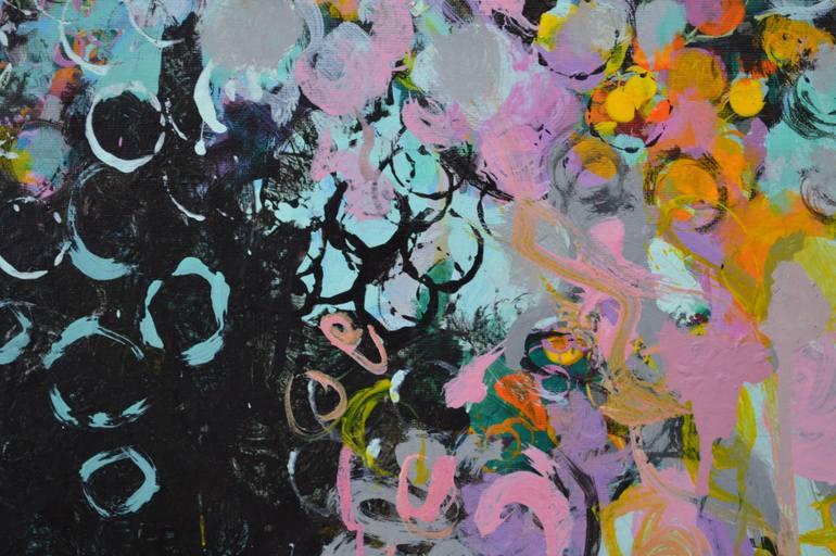 Original Abstract Expressionism Abstract Painting by Paul Chang