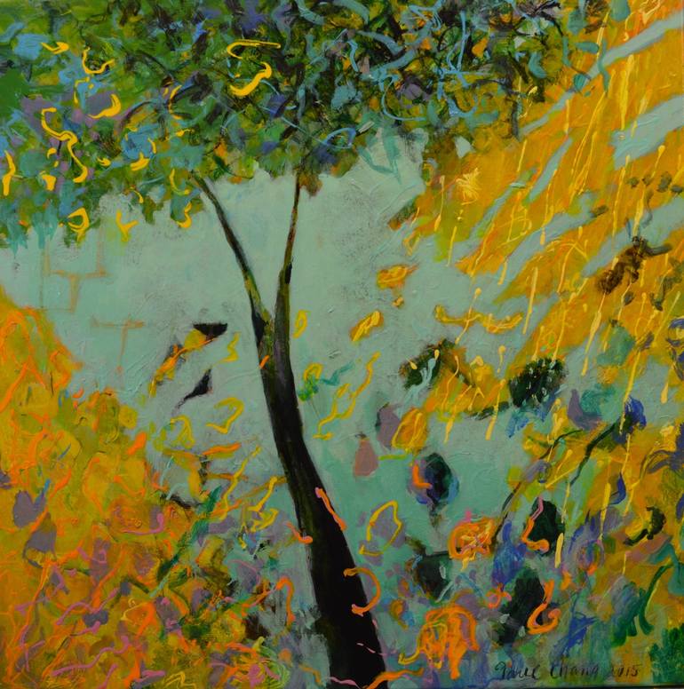 Everglades IV .............storage # 4 Original Painting by paul chang