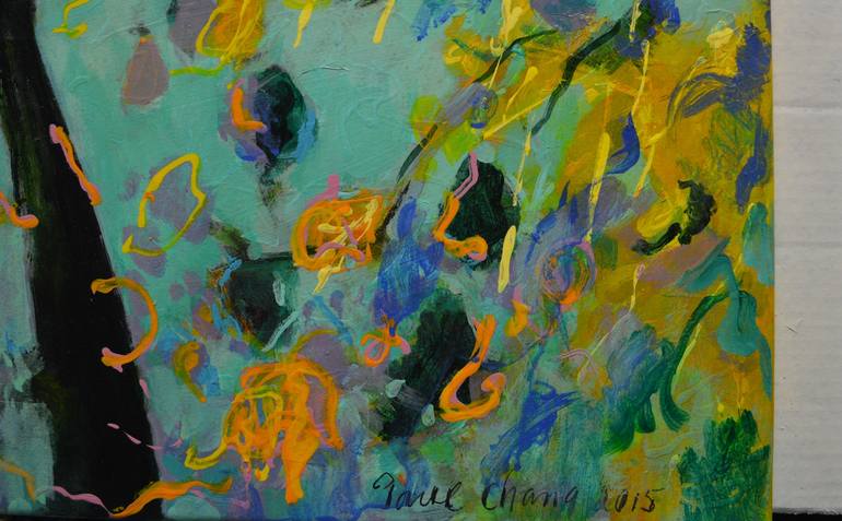 Original Abstract Expressionism Nature Painting by Paul Chang
