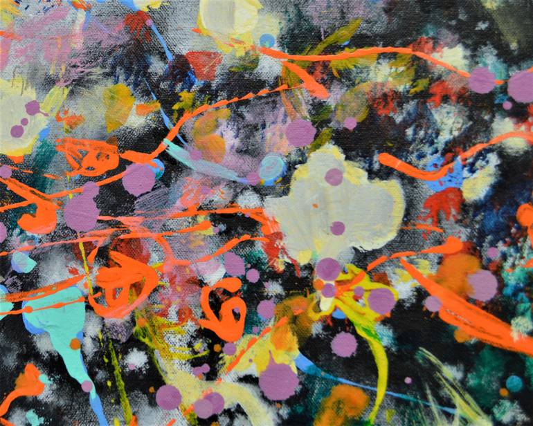 Original Abstract Expressionism Abstract Painting by Paul Chang