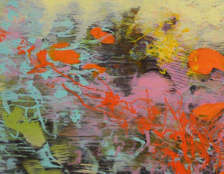 Original Abstract Expressionism Nature Painting by Paul Chang