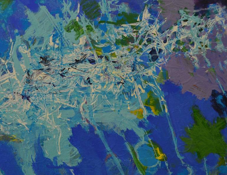 Original Abstract Expressionism Nature Painting by Paul Chang