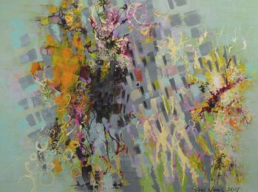 Original Impressionism Abstract Paintings by Paul Chang