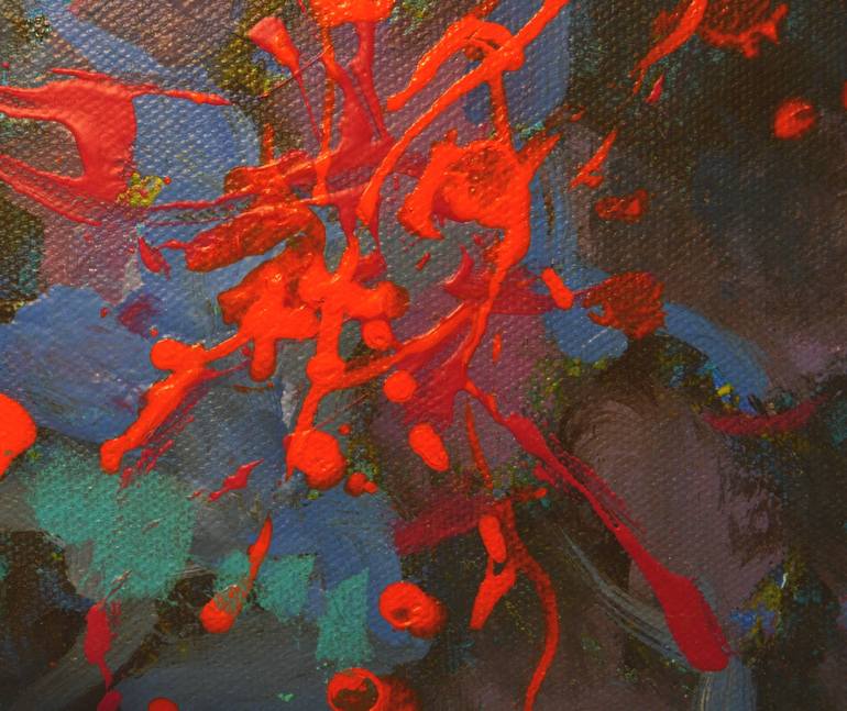 Original Abstract Music Painting by Paul Chang