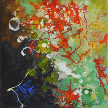 Original Abstract Music Paintings by Paul Chang