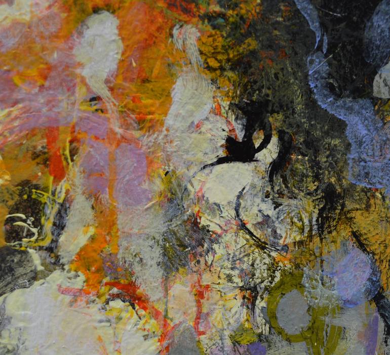 Original Abstract Expressionism Abstract Painting by Paul Chang