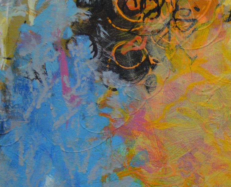 Original Abstract Love Painting by Paul Chang