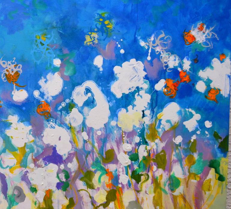 Original Abstract Expressionism Nature Painting by Paul Chang